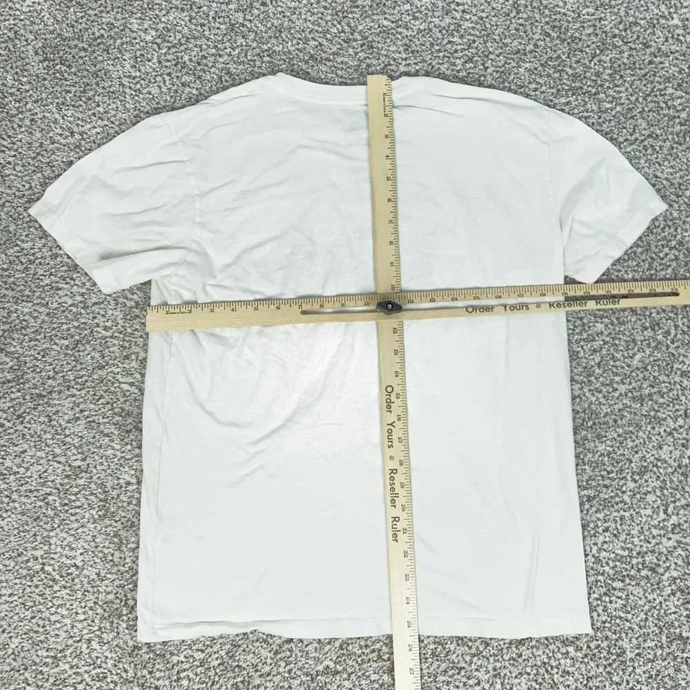 North Face Shirt Mens‎ Medium White Mountain Graphic Tee T Outdoor Hiking Casual